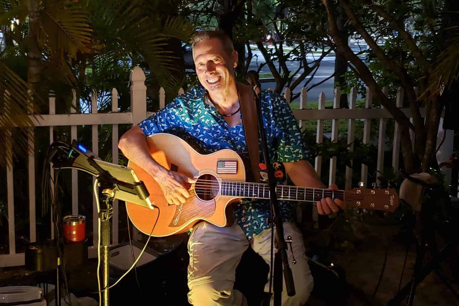 Mike Kavo at the Blue Pointe Bar and Grill