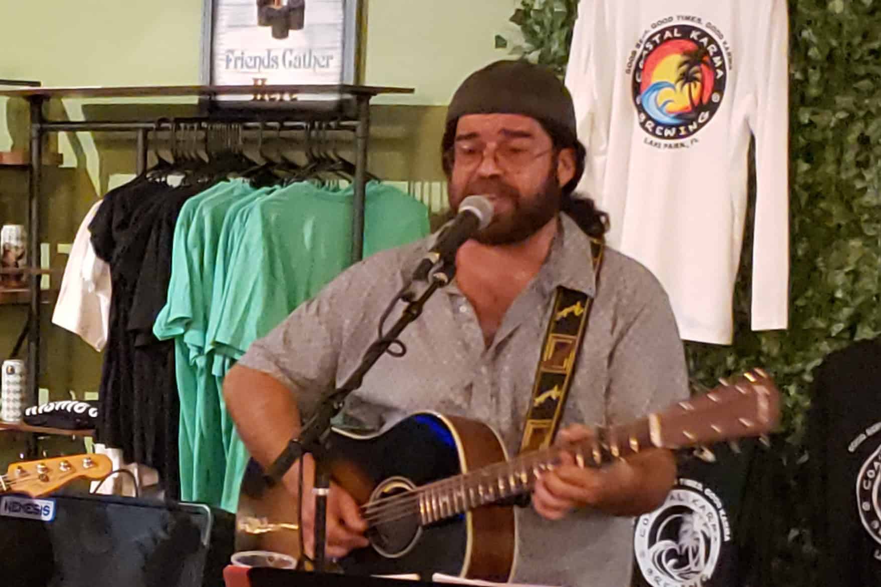 Adam Frishman at the Thirsty Turtle Seagrille