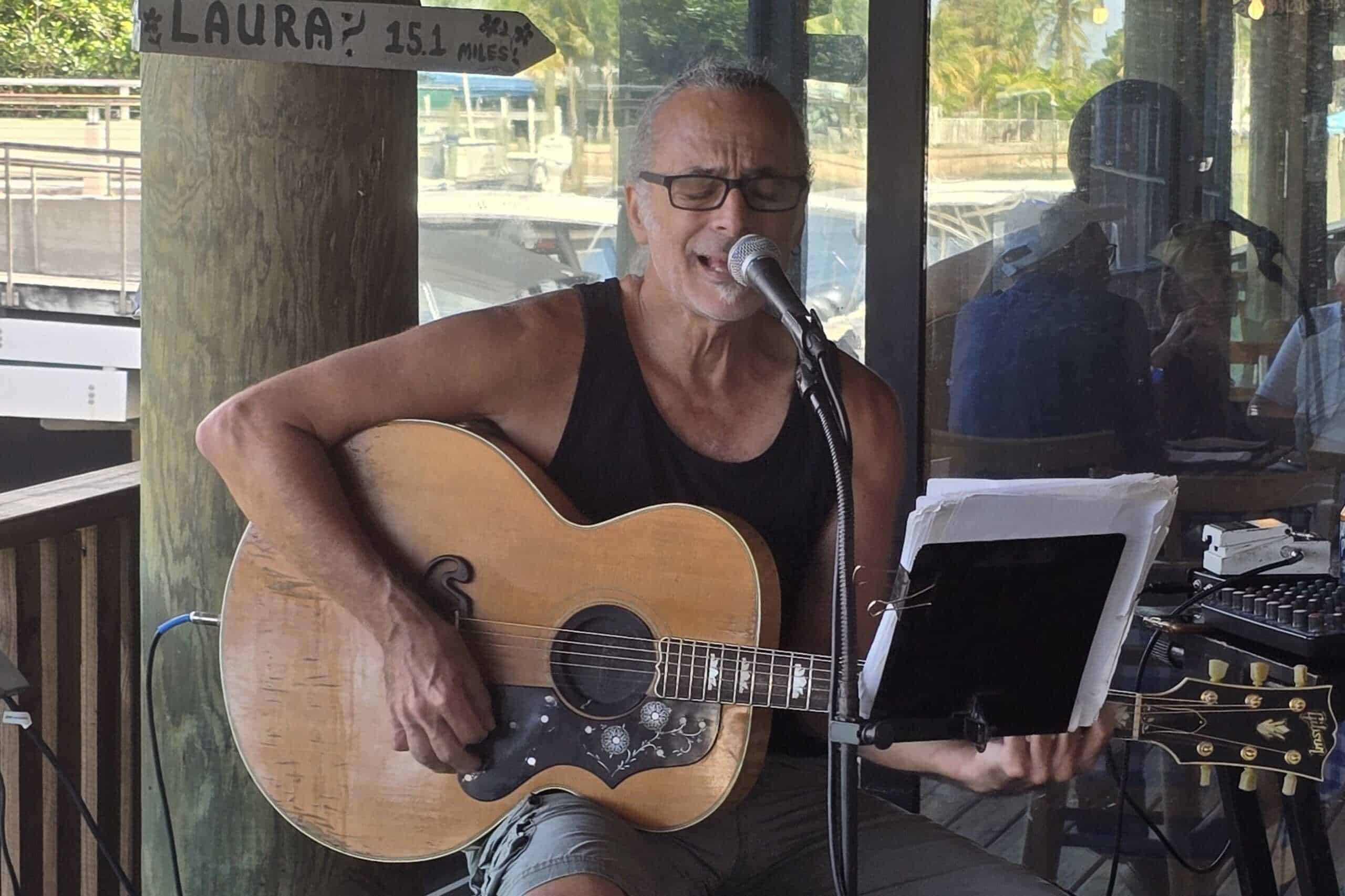 Steve Fredricks at Tommy Bahama Marlin Bar