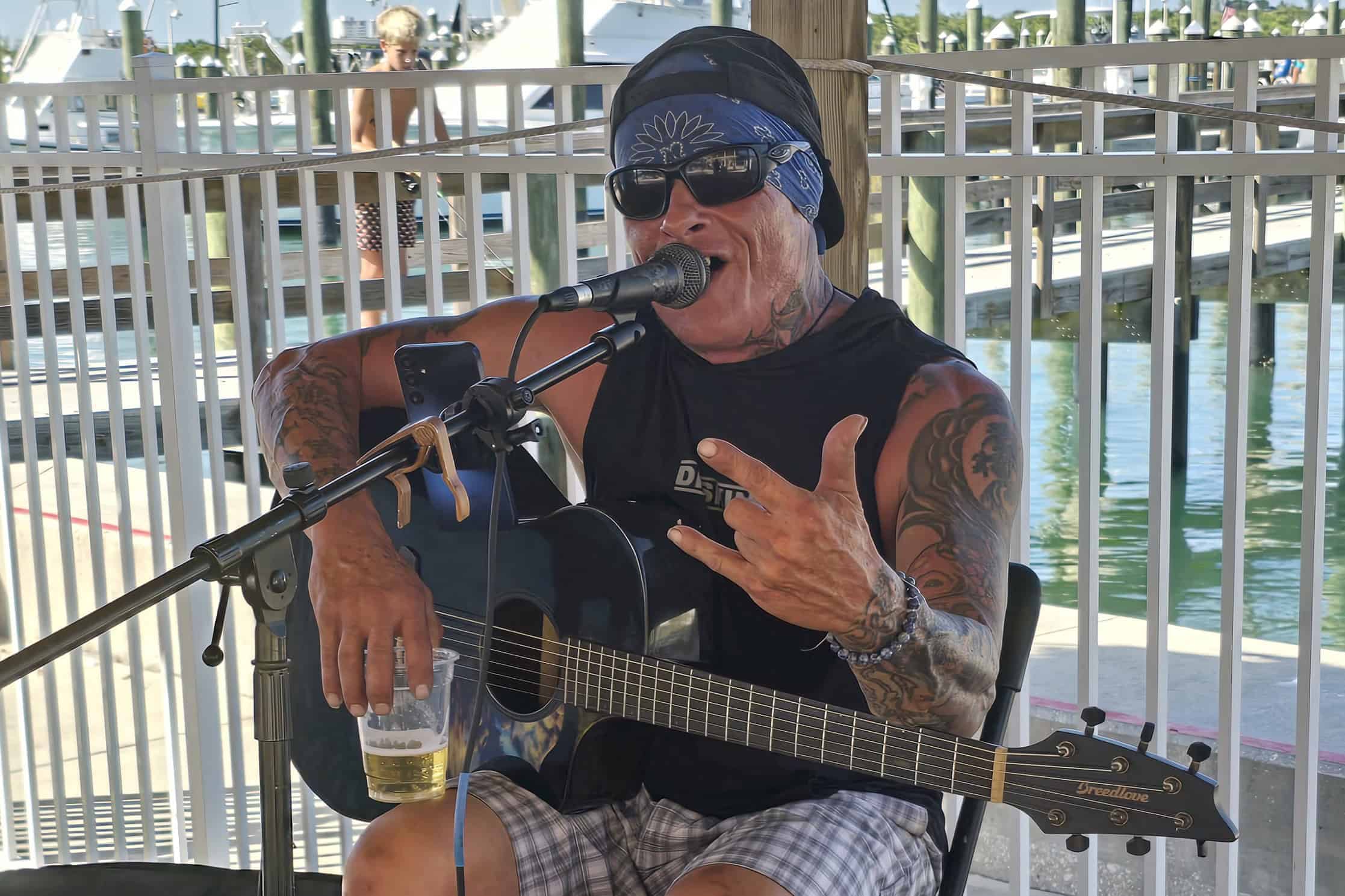 Mike Laz at the Crazy Horse Saloon